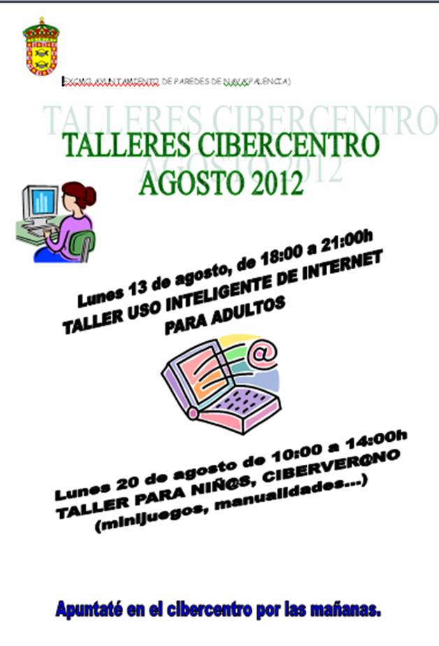 Talleres Cibercentro Agosto 2012