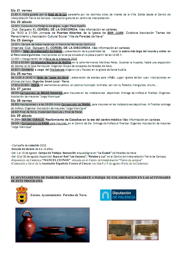 Agosto Cultural 2015